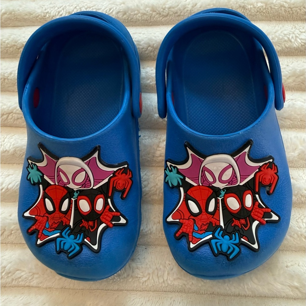 Spider-Man Blue Kids Clogs